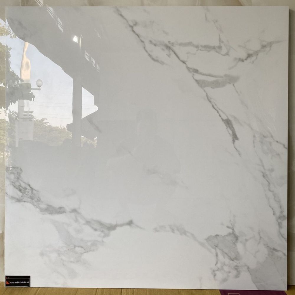 Gạch Ấn Độ 100x100 Carrara Pearl